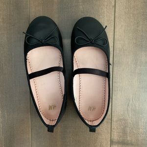 H&M black toddler shoes, size 12